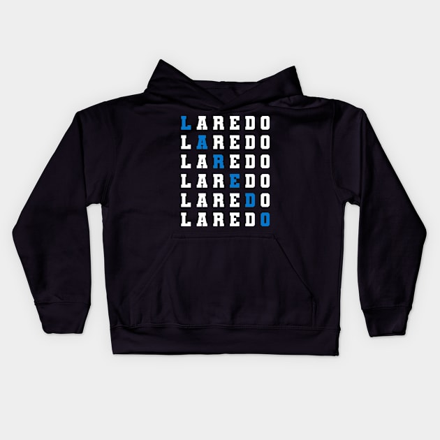 Laredo Texas Sportswear Kids Hoodie by JKFDesigns